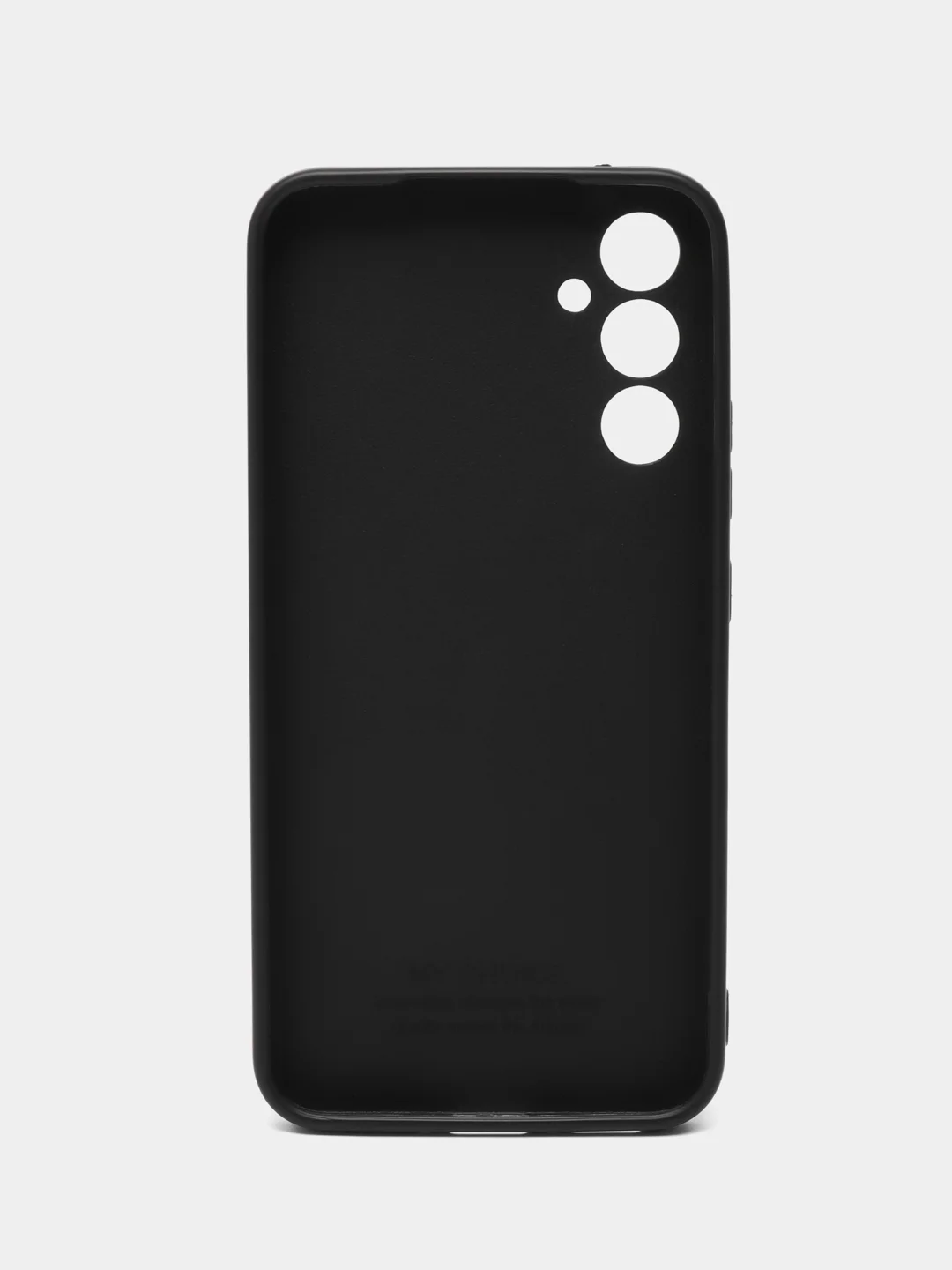 Черный чехол для Samsung Galaxy A34 (Самсунг Галакси А34), силиконовый, матовый