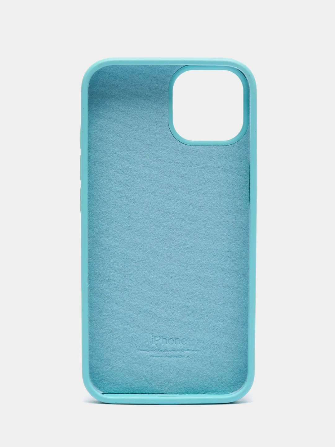 Бирюзовый чехол iPhone 7/8/se 2020, X/XS, XR,11,12,13,14, Plus, Pro, Pro Max, с закрытым низом