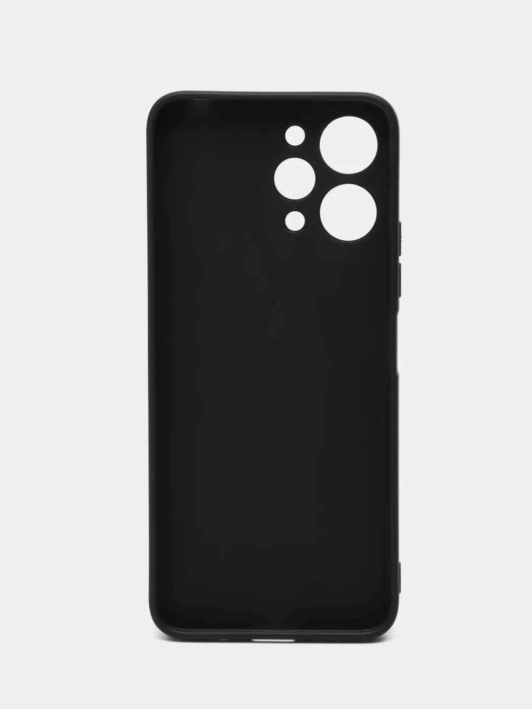 Черный чехол для Xiaomi Redmi 12 / Сяоми Редми 12, силиконовый, матовый