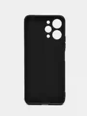 Черный чехол для Xiaomi Redmi 12 / Сяоми Редми 12, силиконовый, матовый