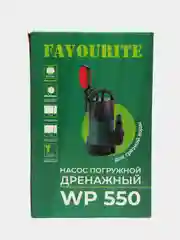 Погружной дренажный насос FAVOURITE WP 550, 550Вт, для грязной воды, 8 м3/час, 7м