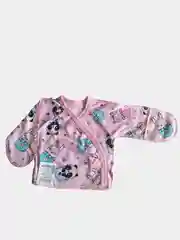 Коралловый трикотажная кофточка для новорожденных, детская распашонка с антицарапками