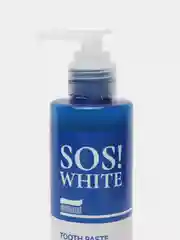Натуральная зубная паста для ультраотбеливания зубов 225 г SOSWHITE