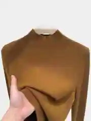 Медный джемпер женский с круглым воротом
