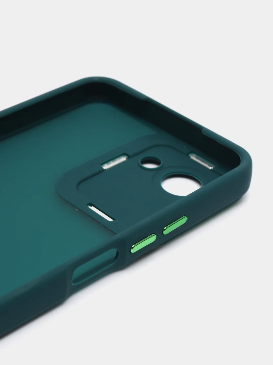 Лавандовый чехол матовый для Realme C30, пластиковый, полупрозрачный, с глянцевой рамкой