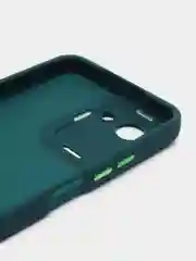Лавандовый чехол матовый для Realme C30, пластиковый, полупрозрачный, с глянцевой рамкой