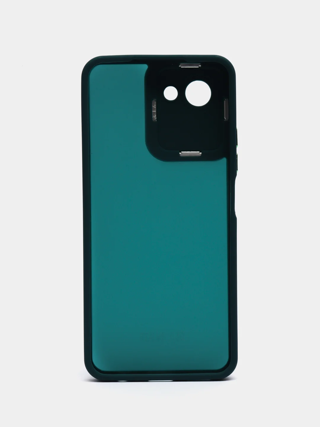 Лавандовый чехол матовый для Realme C30, пластиковый, полупрозрачный, с глянцевой рамкой