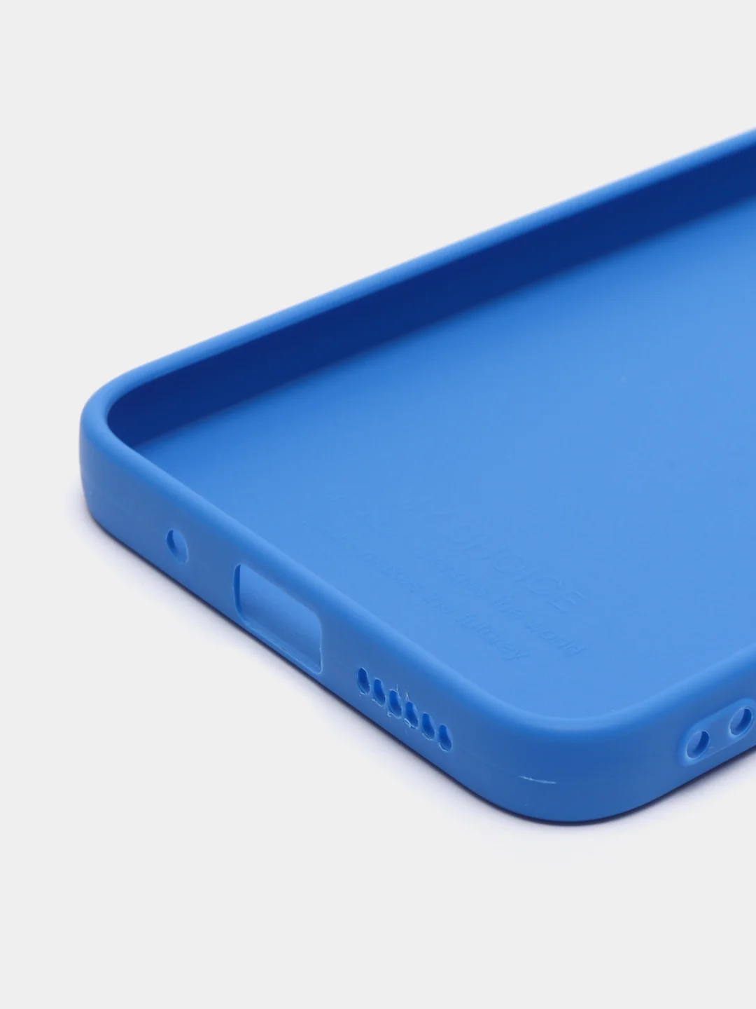Синий чехол для Xiaomi Redmi 12 / Сяоми Редми 12, силиконовый, матовый
