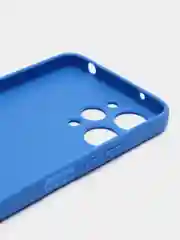 Синий чехол для Xiaomi Redmi 12 / Сяоми Редми 12, силиконовый, матовый