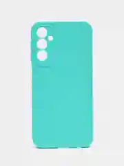 Бирюзовый чехол для Samsung Galaxy A24 (Самсунг Галакси А24), силиконовый, матовый