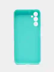 Бирюзовый чехол для Samsung Galaxy A24 (Самсунг Галакси А24), силиконовый, матовый