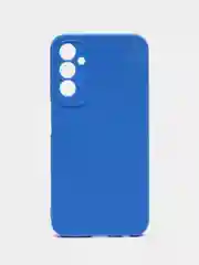 Синий чехол для Samsung Galaxy A24 (Самсунг Галакси А24), силиконовый, матовый