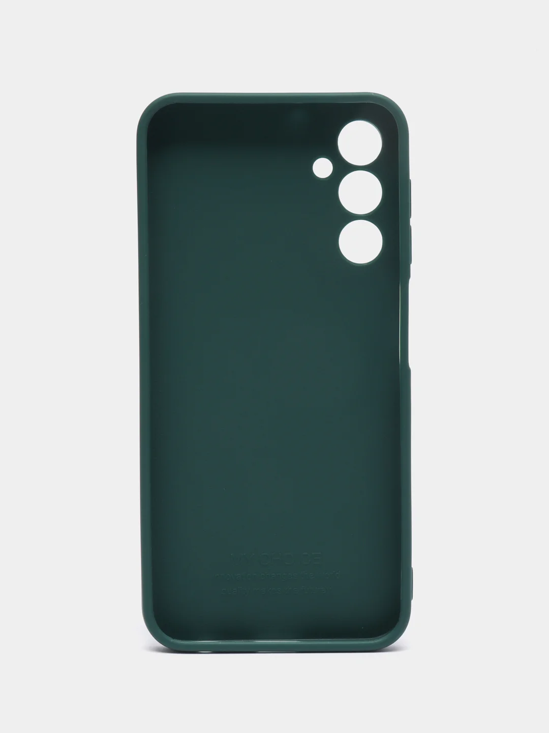 Тёмно-зелёный чехол для Samsung Galaxy A24 (Самсунг Галакси А24), силиконовый, матовый