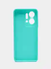Бирюзовый чехол для Honor X7a (Хонор Х7а), силиконовый, матовый