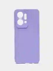 Сиреневый чехол для Honor X7a (Хонор Х7а), силиконовый, матовый