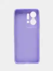 Сиреневый чехол для Honor X7a (Хонор Х7а), силиконовый, матовый