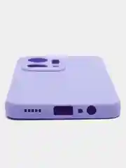 Сиреневый чехол для Honor X7a (Хонор Х7а), силиконовый, матовый