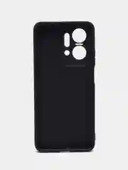 Черный чехол для Honor X7a (Хонор Х7а), силиконовый, матовый