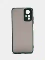 Лесной зеленый чехол для Redmi Note 12S (Редми Нот 12С), пластиковый, матовый, с цветными кнопками