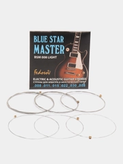 Комплект струн для акустической и электро- гитары BLUE STAR MASTER Light (.008 - .038)