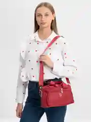 Вишнёвый женская сумка через плечо