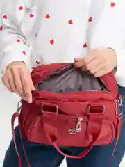 Вишнёвый женская сумка через плечо