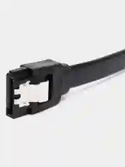 Голубой кабель SATA - SATA угловой для подключения HDD, SSD