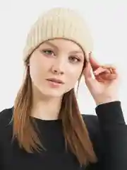 Лимонный шапка вязаная