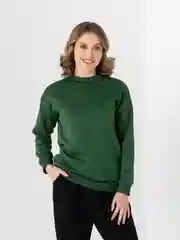 Зеленый свитшот женский, оверсайз