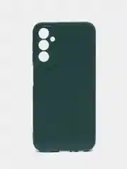 Тёмно-зелёный чехол для Samsung Galaxy A24 (Самсунг Галакси А24), силиконовый, матовый
