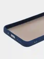 Синий чехол для Xiaomi Redmi 12 (Сяоми Редми 12), пластиковый, матовый, с цветными кнопками