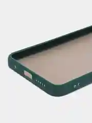 Лесной зеленый чехол для Redmi Note 12S (Редми Нот 12С), пластиковый, матовый, с цветными кнопками