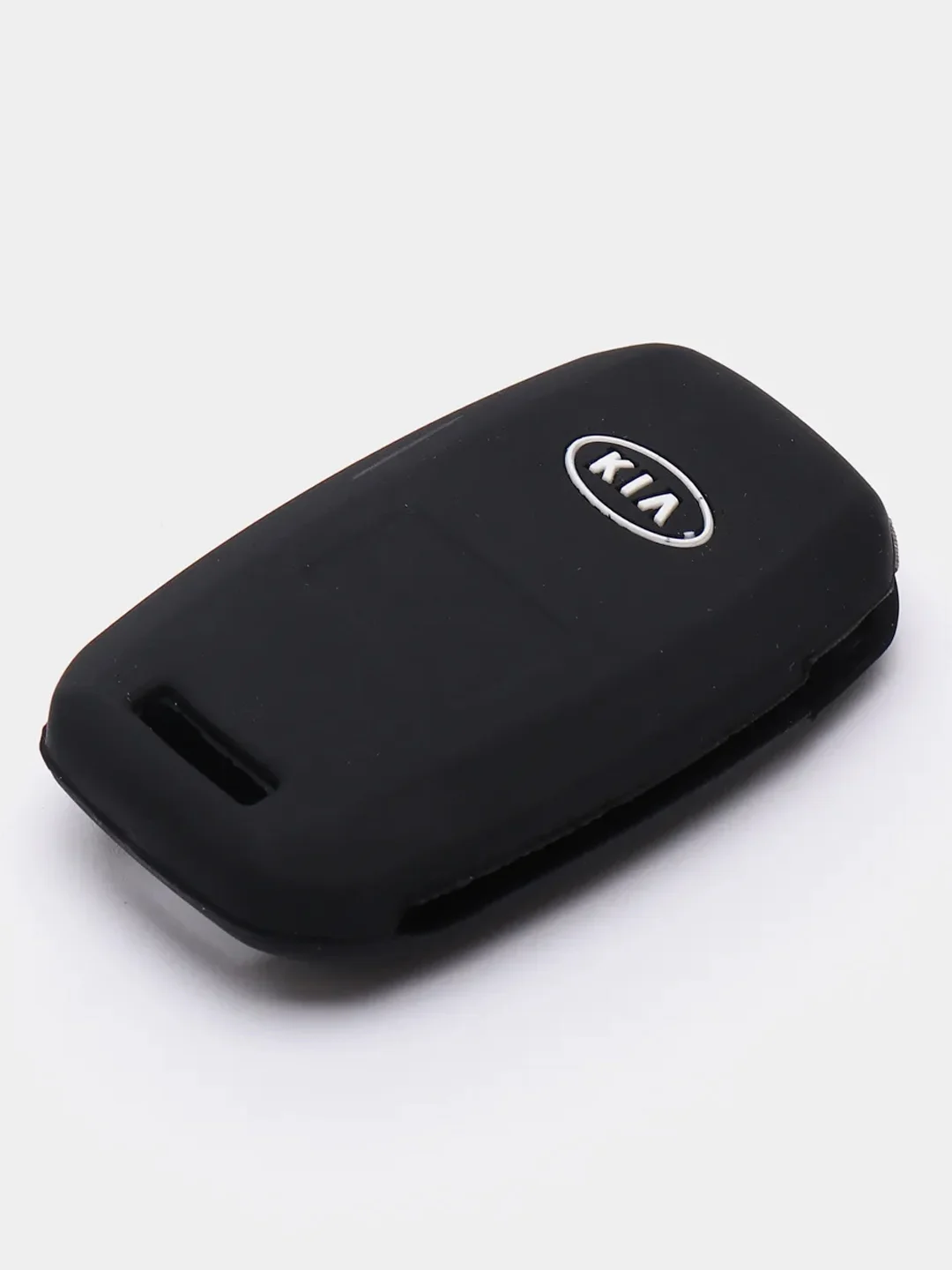 Черный чехол для ключа KIA силиконовый