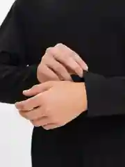 Белый хлопковый лонгслив оверсайз