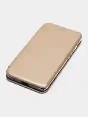 Золотой чехол-книжка для ZTE Blade A3 2020 / ЗТЕ Блейд A3 2020