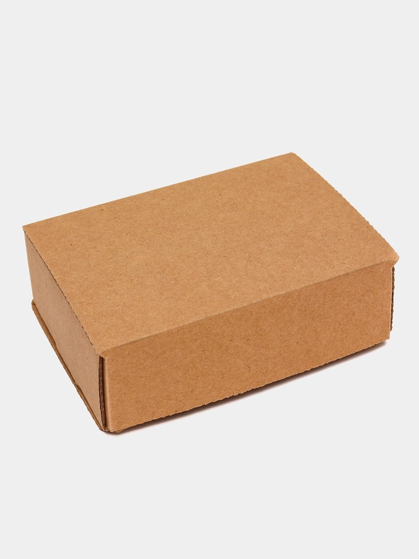 Картонная коробка, из крафт картона, Д13,5 x Ш9 x В4 см