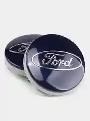 Синий ступичные колпачки на колеса для Ford, 53 мм