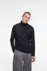 Черный свитер befree мужской с высоким горлом