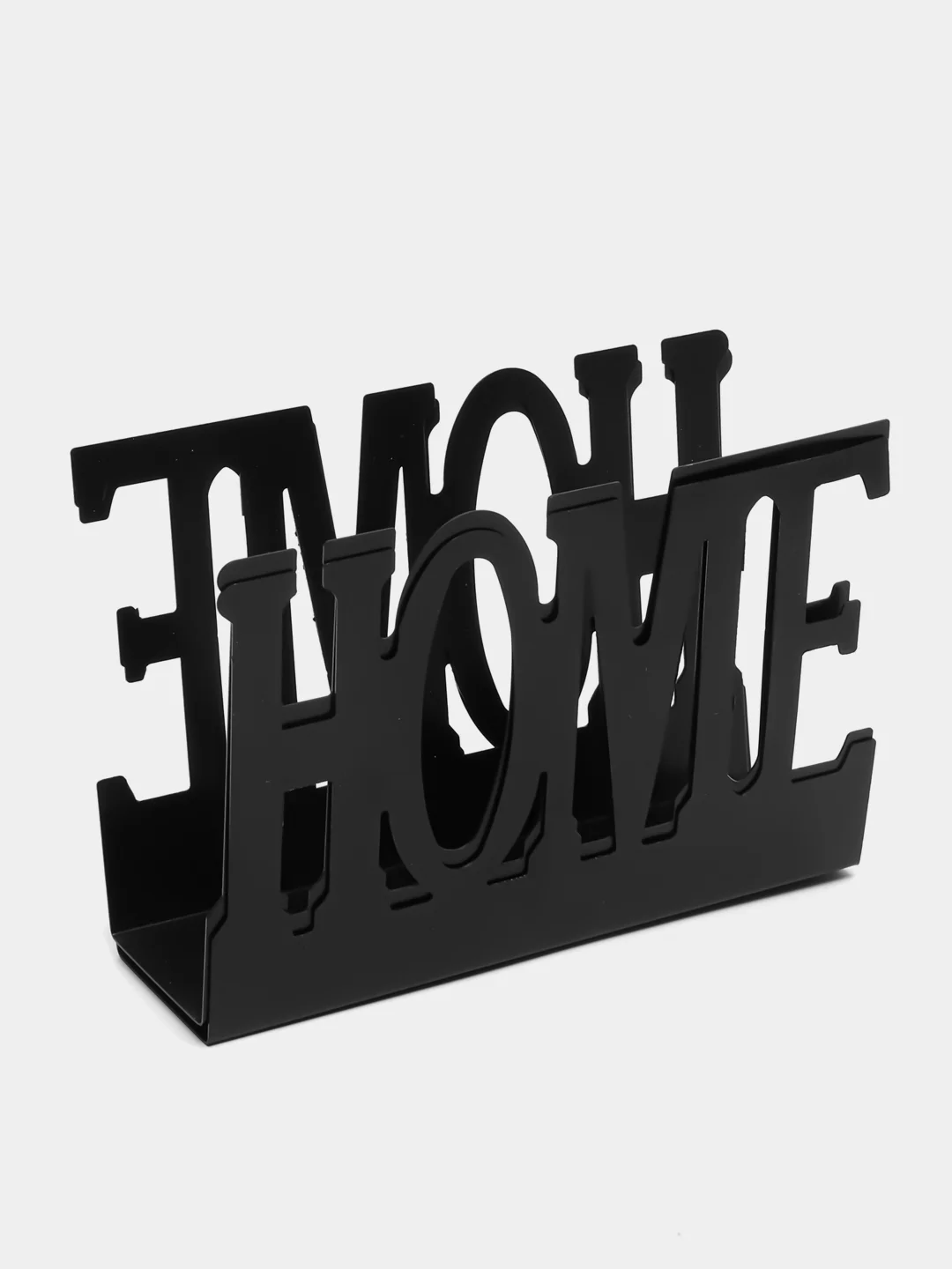 Салфетница НАБОР 2шт Home, 15*4*10 см, цвет чёрный/Best Room