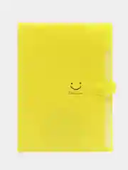 Желтый папка А4 Smile everytime, на 5 отделений, для удобного хранения документов