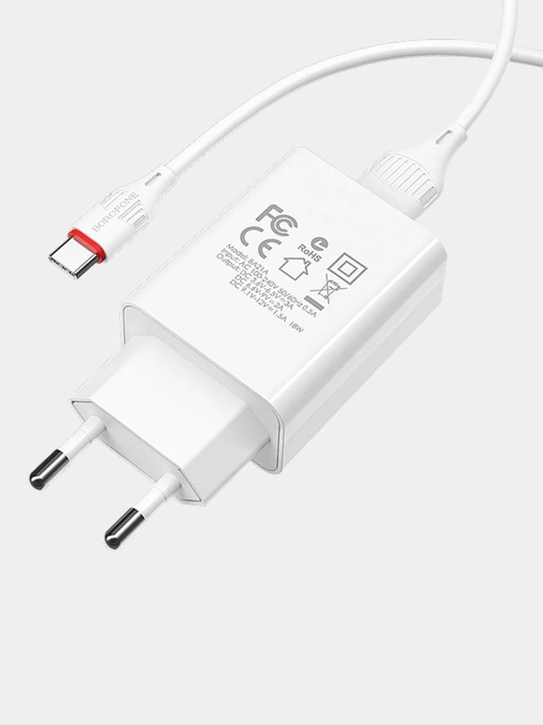 Зарядное устройство Type-C быстрая зарядка 3A для андроида и Iphone