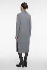 Серый меланж платье befree женское