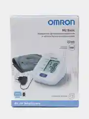 Тонометр автоматический OMRON M2 Basic с адаптером и веерообразной манжетой(22-32 см)