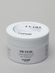 Уф гель для наращивания/Однофазный УФ-гель для укрепления Runail Professional, 15 г