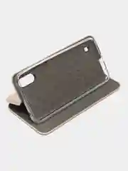 Золотой чехол книжка для ZTE Blade A5 2020 (ЗТЕ Блэйд A5 2020)