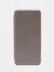 Серебряный чехол-книжка Realme Narzo 50A, Реалми Нарзо 50А