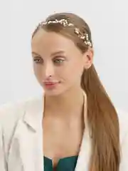 Черный свадебное украшение для волос