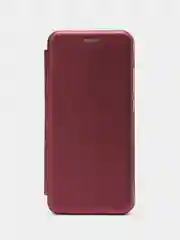 Бордовый чехол-книжка для Poco M3 Pro