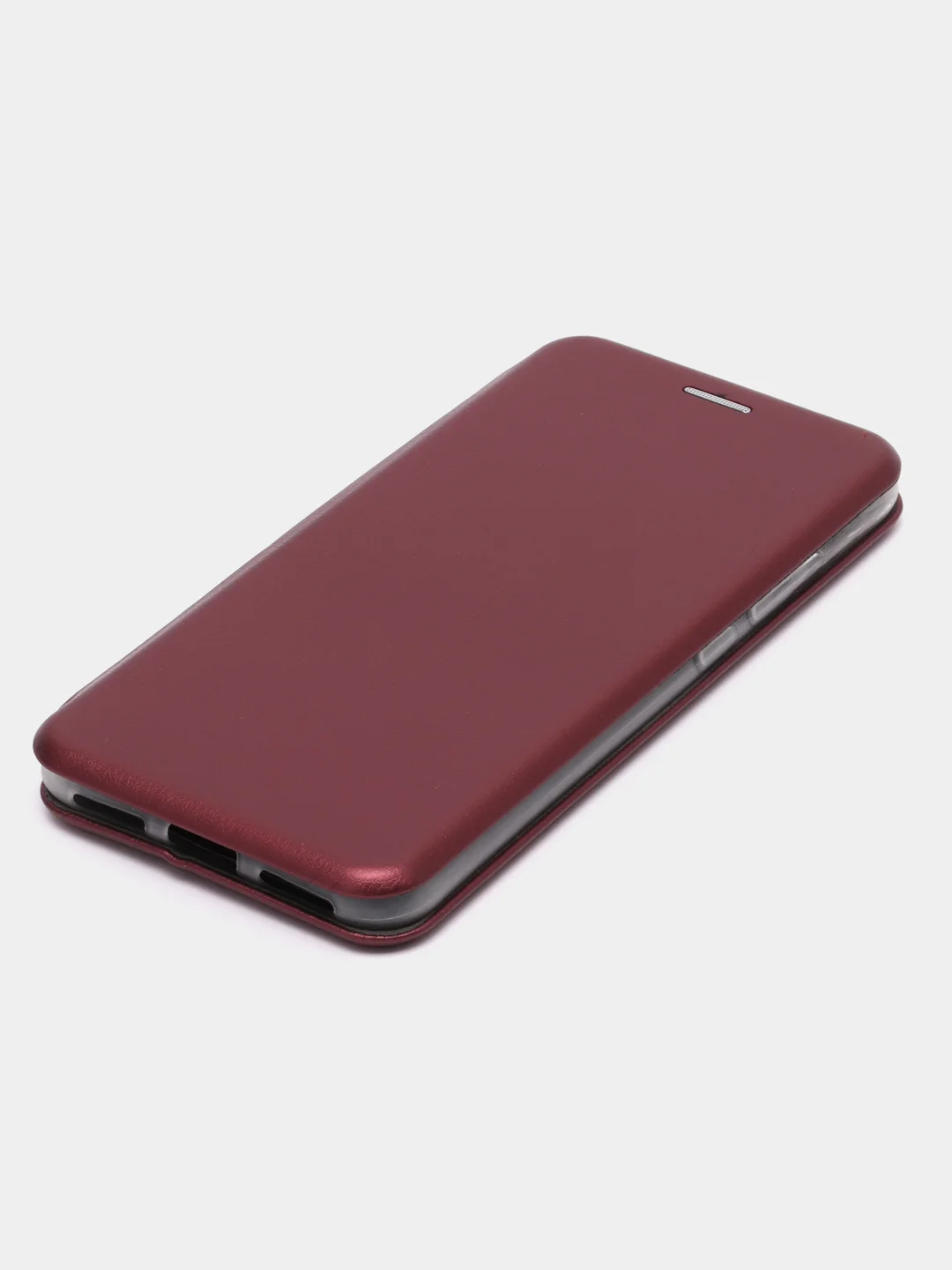 Бордовый чехол-книжка для Poco M3 Pro