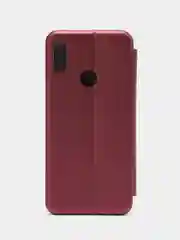 Бордовый чехол-книжка для Poco M3 Pro